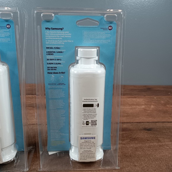 Samsung Water Filter for Refrigerator NSF Certified DA9700096C 2 Pack